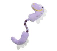 Mordedor para gatos, palitos masticables para gatos, con diseño de dinosaurio de primavera, muñeca con dientes crujientes para gatitos | Muñeca de dinosaurio de primavera con crujido