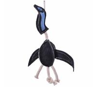 Mordedor para perros de 36 cm. GogiPet® (Pájaro Dragón de cuero) - Juguete para perros
