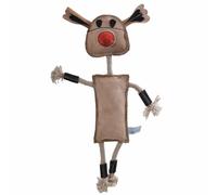 Mordedor para perros de 40 cm. de GogiPet® (Reno de cuero) - Juguete para perros