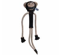 Mordedor para perros de 41 cm. de GogiPet® (Chimpancé negro de soga XL) - Juguete para perros