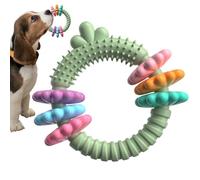 Mordedor para perros - Goma 16 × 13 cm | Anillo de entrenamiento duradero para cachorros de razas medianas y grandes | masticable fuerte para masticadores agresivos que promueve la salud