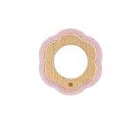 Mordedores marca KIKKA BOO. Modelo Mordedor de silicona y madera Flor