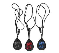 Mordedores para Bebés, 3 Collar Sensorial, Juguetes para la Dentición del Bebé Mordedor de Silicona para Congelador, Juguetes para Masticar Bebés para Necesidades de Succión, Juguete Inquieto