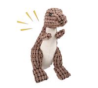 Mordedores para perros agresivos | 20cm Dinosaurio Interactivo con Chirriador | Suministros Mascotas Juguete que Hace Ruido - para Mascotas Pequeñas Medianas Grandes Uso en Interior Exterior Juego