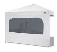 MordenApe Pared Lateral con Ventana para toldo desplegable de 10 x 10 pies, toldo instantáneo, 1 Paquete (10 x 10 pies, Blanco)