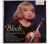 Mordkovitch - Bloch;Violin Sonatas 1 & 2