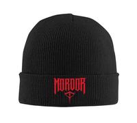Mordor Metal L-Lords of The R-Rings Gorro Otoño Invierno Gorros Cálidos Gorros Femenino Masculino Acrílico Sombrero Tejido