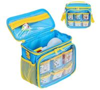 Mordx Bolsa de almacenamiento para Little Tikes Story Dream Machine libros Starter Set de juguetes Soporte de almacenamiento maletín de viaje para muchos, kit de iniciación, juguetes para niños, Azul