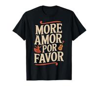 More Amor Por Favor España Amor Romance San Valentín Camiseta