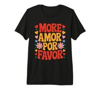 More Amor por Favor España Amor Romance San Valentín Camiseta Premium