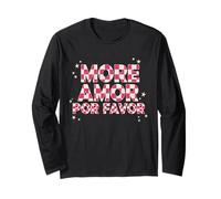 More Amor por Favor Romance Stars Patrón a Cuadros Manga Larga