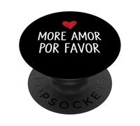 More Amor por Favor Tiny Sketchy Heart Pocket Minimalista PopSockets PopGrip Adhesivo