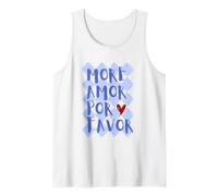 More Amor por Favor Trendy Spanish Love Quote Camiseta sin Mangas