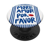 More Amor por Favor X Kiss - More Love Selflove Backprint PopSockets PopGrip Adhesivo