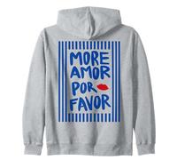 More Amor por Favor X Kiss - More Love Selflove Backprint Sudadera con Capucha
