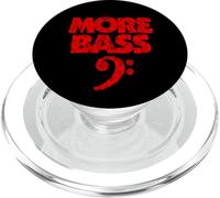 More Bass (Rojo Vintage) Más Bajo Bajista PopSockets PopGrip para MagSafe