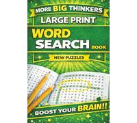 More Big Thinkers Large Print Word Search Book: Challenging & Educational Word Search Puzzles for Curious Minds | 112 Puzzles | Large Print | (Big Thinkers Word Search For Adults & Seniors)