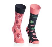 More Calcetines Que no Coinciden I I Calcetines Media Pierna Algodón Colores I Divertido Motivo Navideño I Calcetines Estampado Loco Multicolor I Calcetines Extraños para Hombres y Mujeres I 1 par