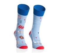 More Calcetines Que No Coinciden | Media Pierna Algodón Colores | Divertido Motivo Navideño | Estampado Loco Multicolor | Extraños para Hombres y Mujeres | 1 Par