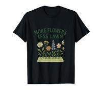 More Flowers, Less Lawn Save The Bees No Mow Pollinator Camiseta