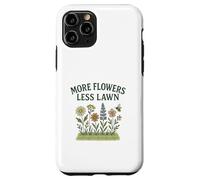 More Flowers, Less Lawn Save The Bees No Mow Pollinator Carcasa para iPhone 11 Pro