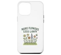 More Flowers, Less Lawn Save The Bees No Mow Pollinator Carcasa para iPhone 12 Pro MAX