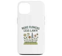 More Flowers, Less Lawn Save The Bees No Mow Pollinator Carcasa para iPhone 13