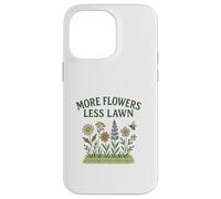 More Flowers, Less Lawn Save The Bees No Mow Pollinator Carcasa para iPhone 14 Pro MAX