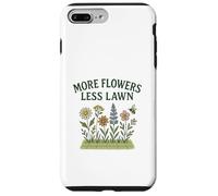 More Flowers, Less Lawn Save The Bees No Mow Pollinator Carcasa para iPhone 7 Plus/8 Plus