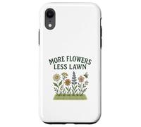 More Flowers, Less Lawn Save The Bees No Mow Pollinator Carcasa para iPhone XR