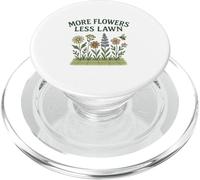 More Flowers, Less Lawn Save The Bees No Mow Pollinator PopSockets PopGrip para MagSafe