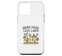 More Food Less Lawn Urban Farming No Mow Movement Carcasa para iPhone 12 Mini