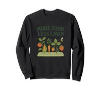 More Food Less Lawn Urban Farming No Mow Movement Sudadera