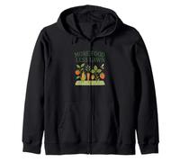 More Food Less Lawn Urban Farming No Mow Movement Sudadera con Capucha