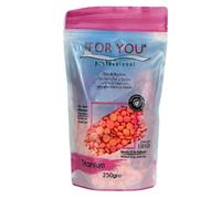More For You Titanium Film Hand Wax Beans 250gr - Cera para depilación - Suave con la piel, fácil de aplicar, no requiere papel encerado, de larga duración, adecuado para todo el cuerpo