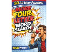 More Four Letter Words Search: Large Print Easy Puzzles for Adults and Seniors - Short Word Brain Games for Relaxation and Fun