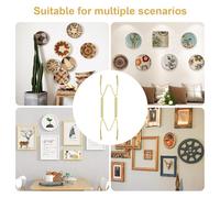 More Functions: Elevate your home organization game with our wall plate holder. Effortlessly suspend bags, clothing, keys, clocks, and other decorations to maximize space and add a touch of style to a