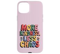 More Kindness Less Chaos Kids Boys Positive Saying Be Kind Carcasa para iPhone 15 Plus
