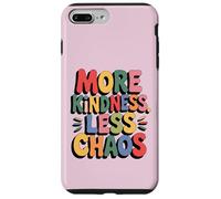 More Kindness Less Chaos Kids Boys Positive Saying Be Kind Carcasa para iPhone 7 Plus/8 Plus