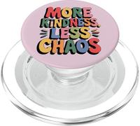 More Kindness Less Chaos Kids Boys Positive Saying Be Kind PopSockets PopGrip para MagSafe