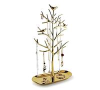 MORE&LESS Soporte de joyería de árbol grande de metal, puede colgar collares, anillos, pulseras, etc.,