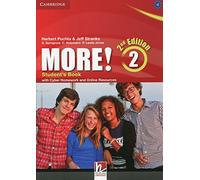 More! Level 2 Student's Book with Cyber Homework and Online Resources Second Edition - 9781107694781