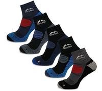 More Mile Calcetines unisex Trail Running, paquete de 5 pares, hombre, color multicolor, tamaño 5-8 UK