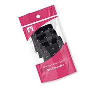 More of Me to Love Extensión para Brasier, Sujetador o Sostén de Tres Broches de Gancho (paquete de 3) - Aumenta la banda de su prenda para un máximo confort (negro)