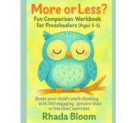 More or Less?: A Fun Preschool Math Workbook to Learn Greater Than, Less Than, and Equal To with Pictures (Ages 3-5)