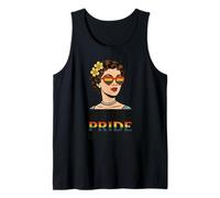 More Pride Less Prejudice LGBT Queer Vintage Art Aesthetic Camiseta sin Mangas