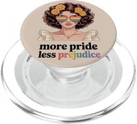 More Pride Less Prejudice Rainbow Heart Gafas de Sol Libertad PopSockets PopGrip para MagSafe