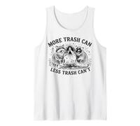 More Trash Can Less Trash Can’t Funny Raccoon Possum Camiseta sin Mangas