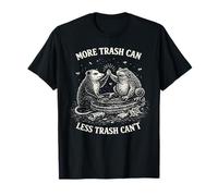 More Trash Can Less Trash Can’t Funny Rat and Toad Camiseta