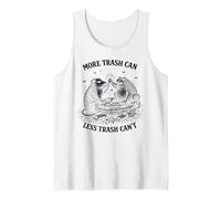 More Trash Can Less Trash Can’t Funny Rat and Toad Camiseta sin Mangas